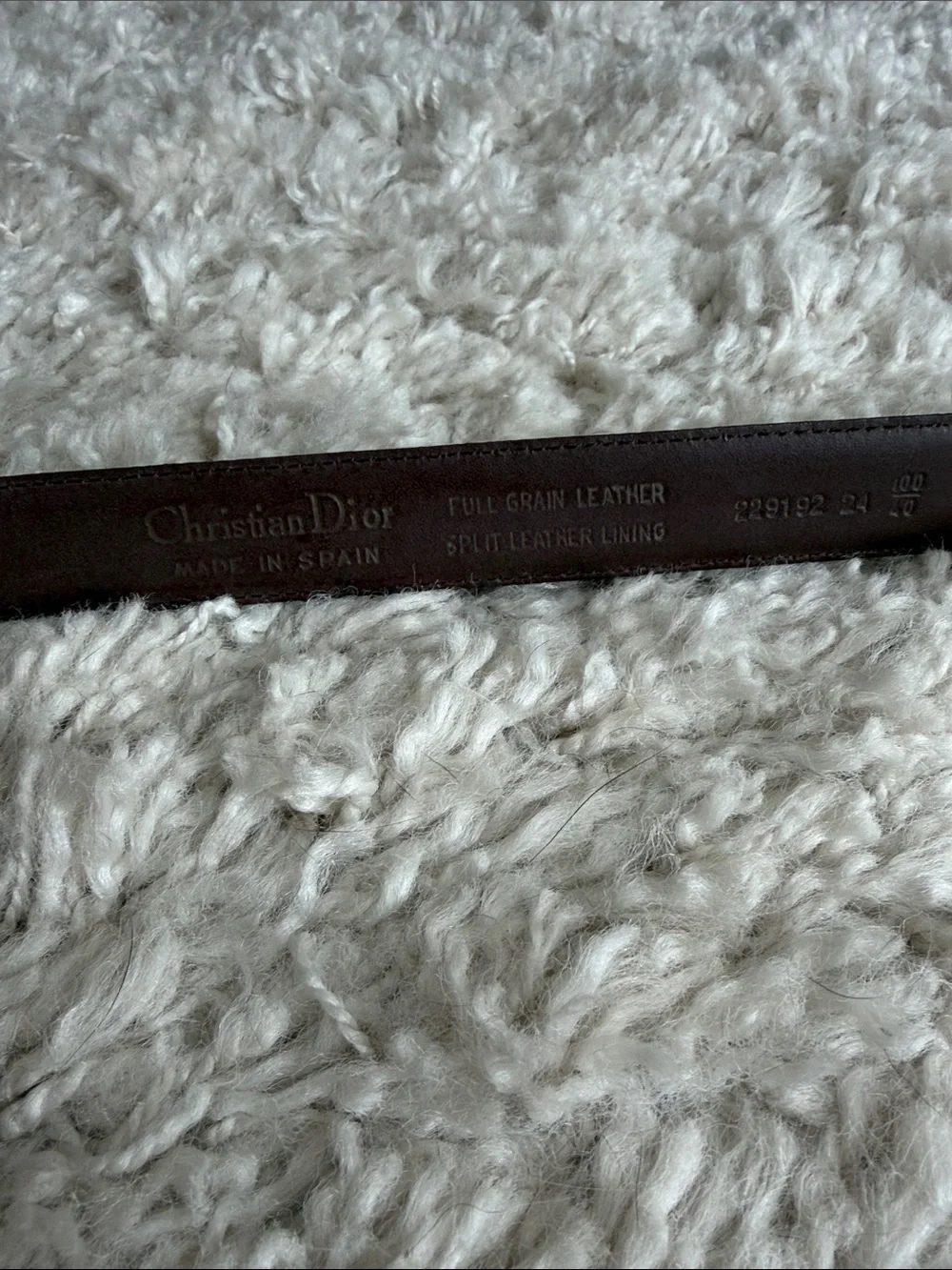✨Christian Dior Brown Leather Belt